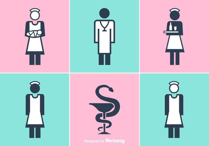 Free Nurse And Doctor Vector Icons