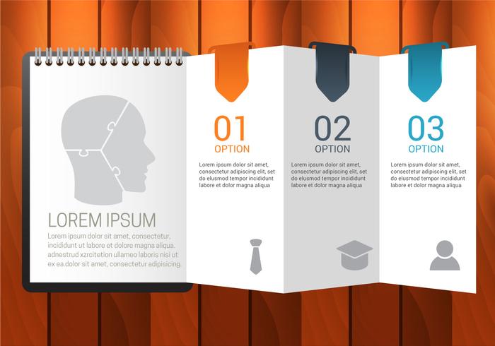 Free Agenda Infographics Vector