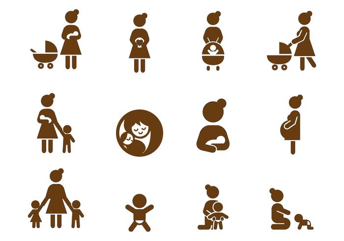 Free Mothers Icon Vector