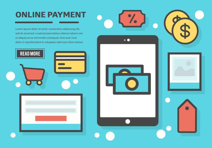 Free Online Payment Vector Background