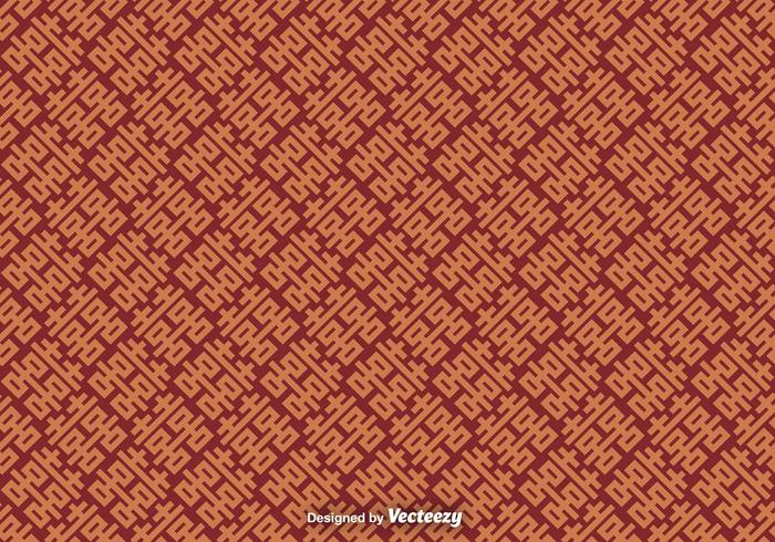 Vector Seamless Pattern With Double Happiness Symbol