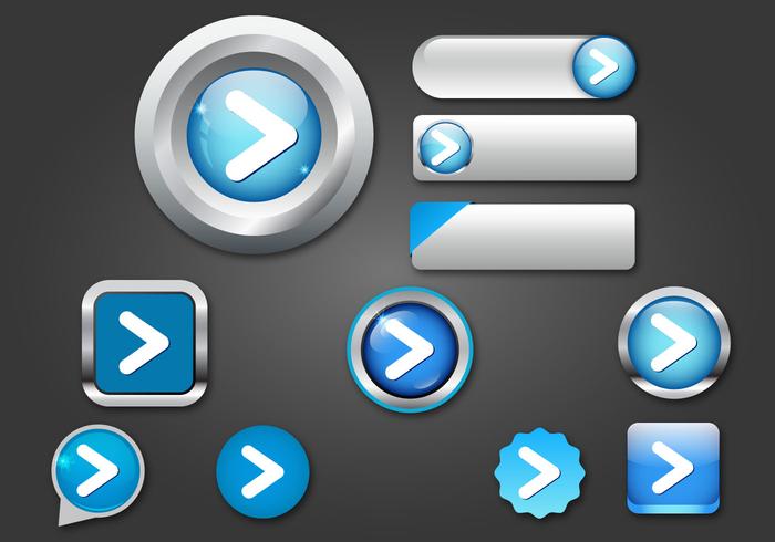 Libre Web Botones Set 07 Vector