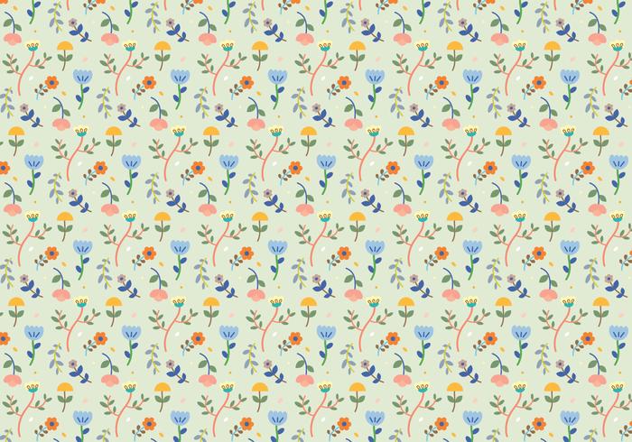 Pastel Flower Pattern vector