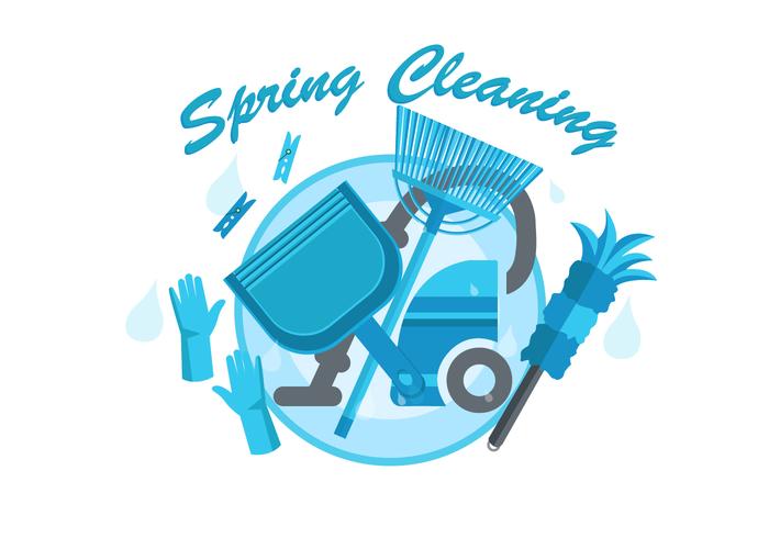 FREE SPRING CLEANING VECTOR