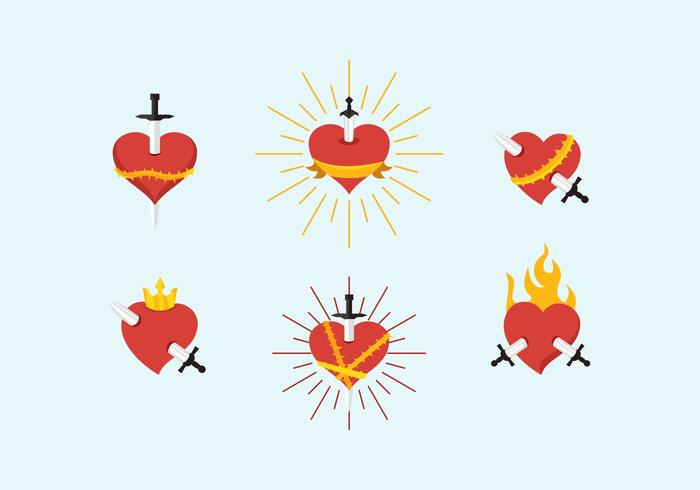 FREE SACRED HEART VECTOR