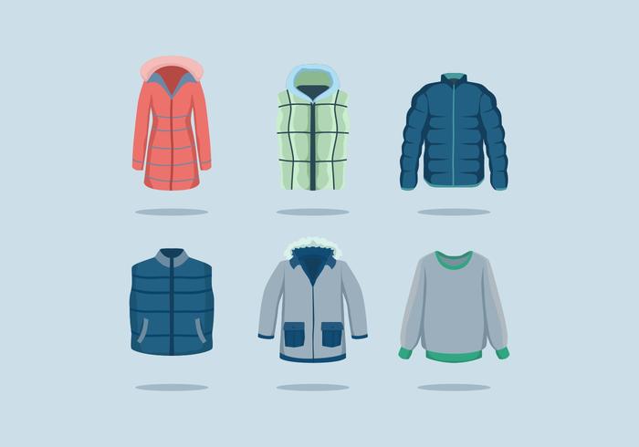 WINTER COAT VECTOR