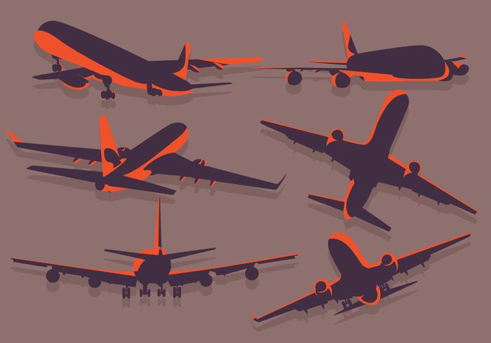 Avion Silhouette vector