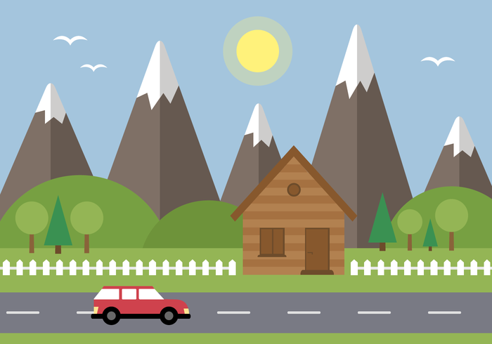 Vector Paisaje Libre