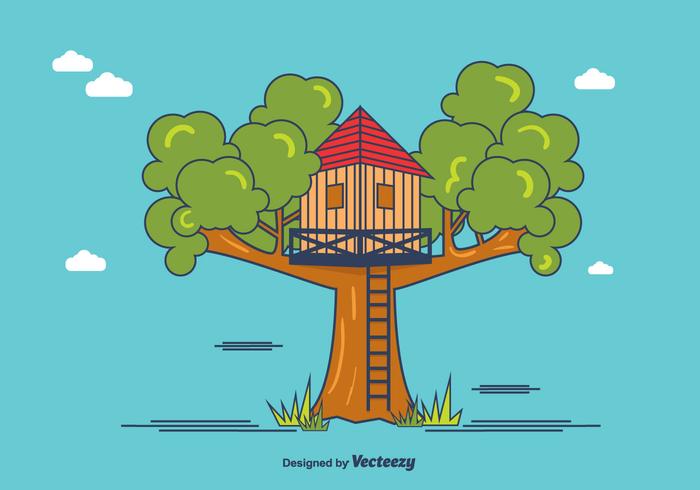 Treehouse Vector Treehouse Vector