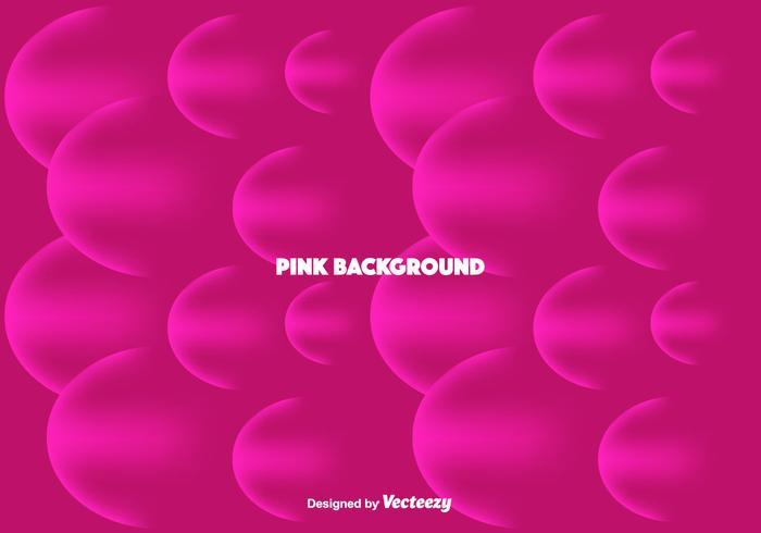 Pink Bubbles Background vector