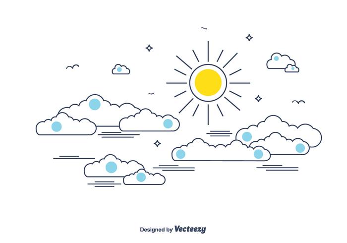 Cloudy Sky Vector