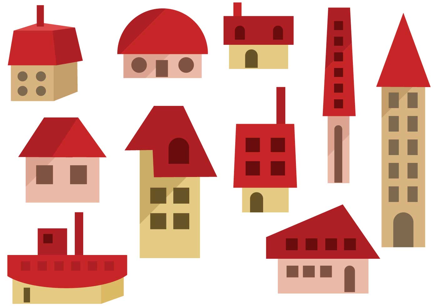 Free Houses Vectors 111647 Vector Art at Vecteezy