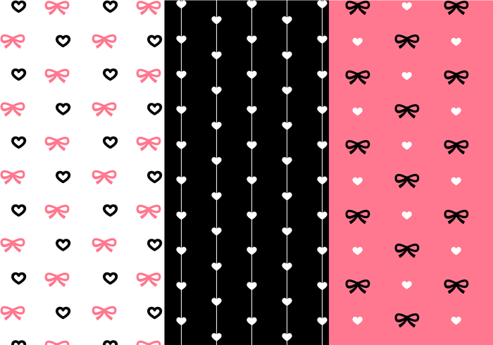 Free Love Pattern Vector