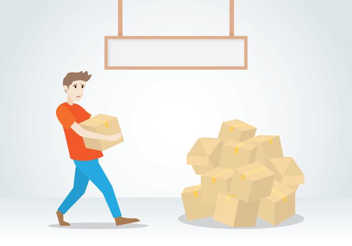 Hoarding Billboard Delivery Illustration Hoarding Billboard Delivery Illustration