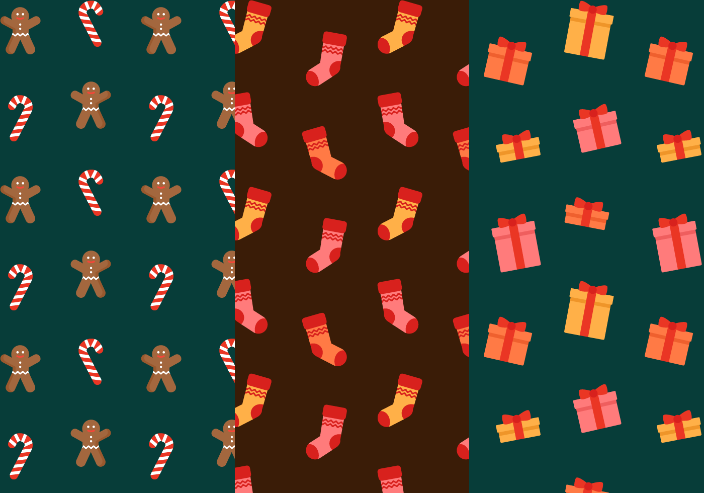 Download Free Christmas Pattern Vector - Download Free Vectors ...