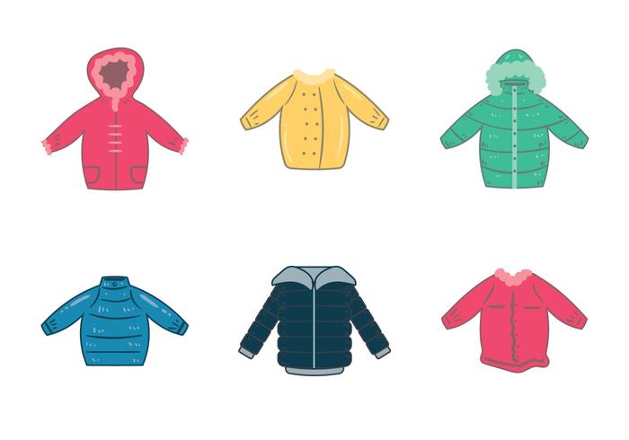 Free Winter Coat Vector Illustration