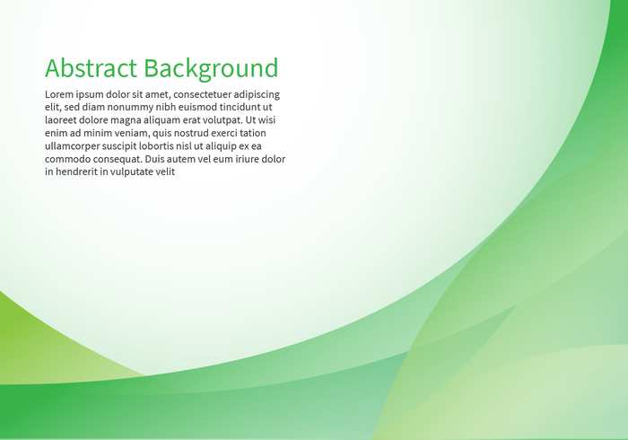 Abstract Green Background vector