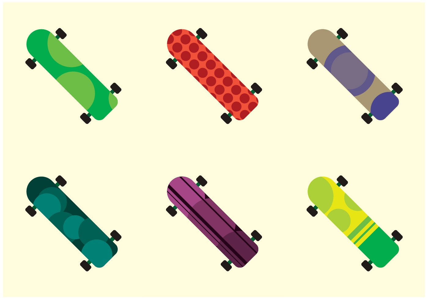 Longboard Vector 111819 Vector Art at Vecteezy