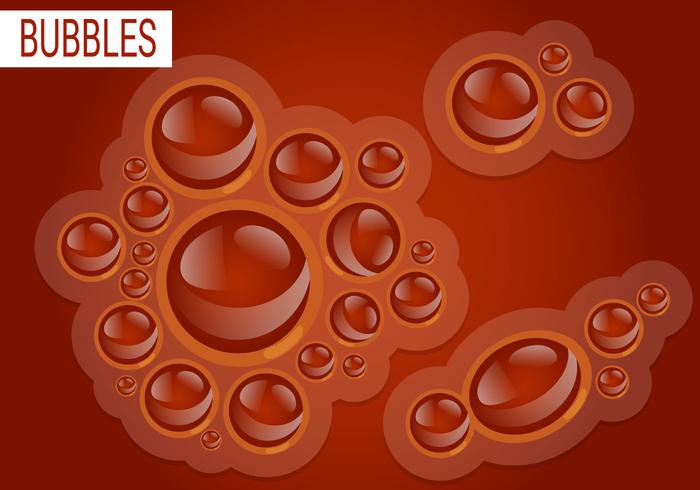 Free Bubbles Background Vector