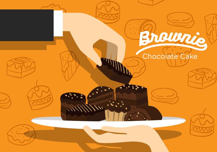 Brownie Vector