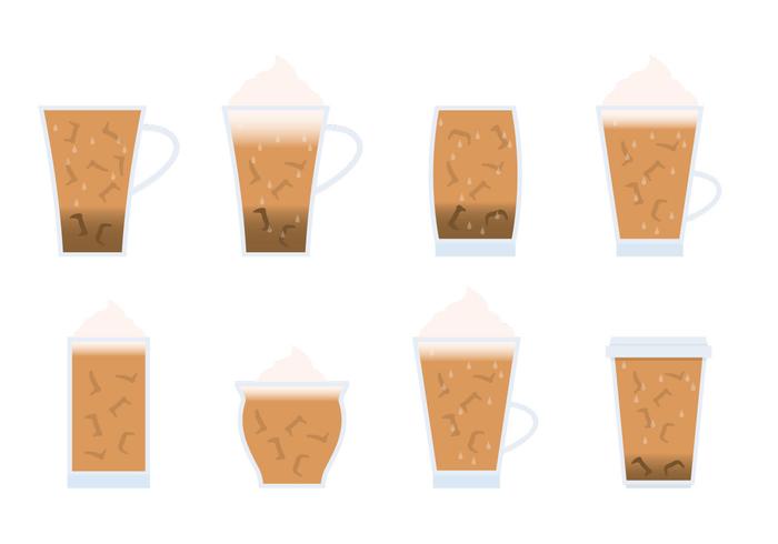 Iced Coffee Variant vector