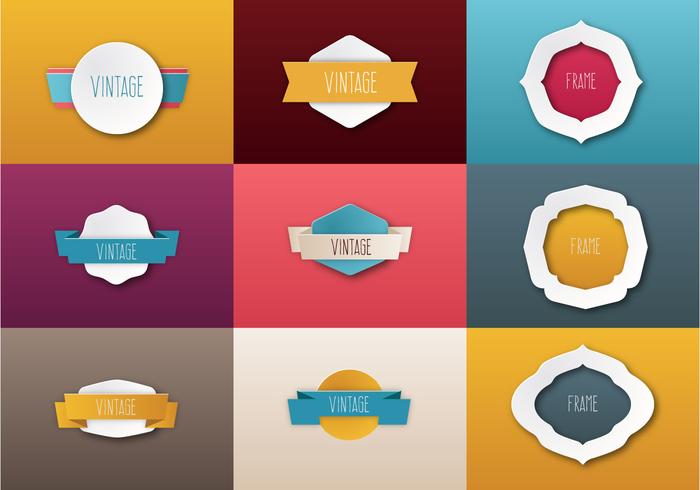Free Papper Ribbon Vector