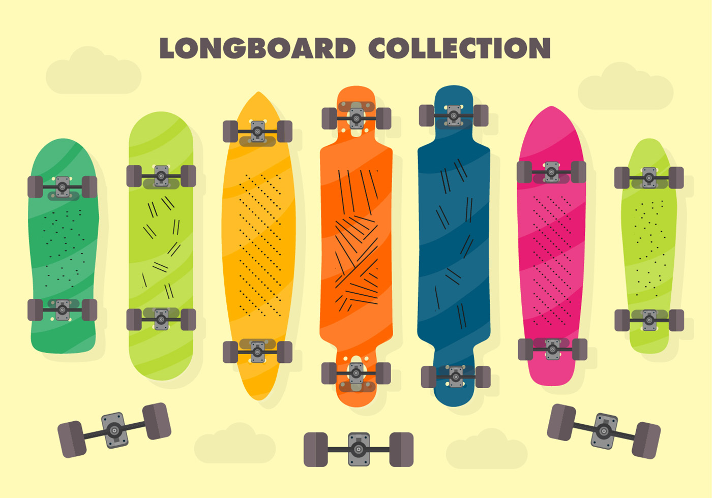 Free Longboard Vector 111939 Vector Art at Vecteezy