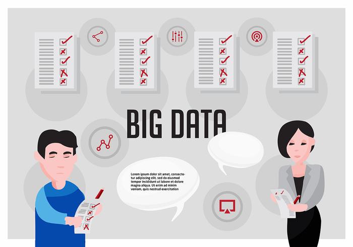 Free Big Data Vector Illustration