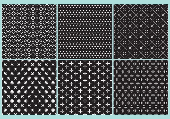 Black And White Pattern Vectors