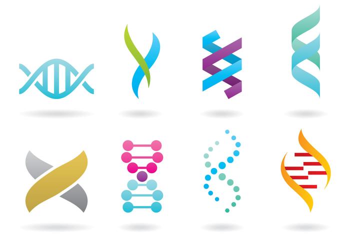 Double Helix Logos vector