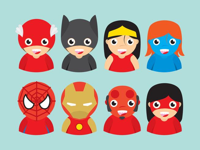 Superhero Kid Vectors Superhero Kid Vectors
