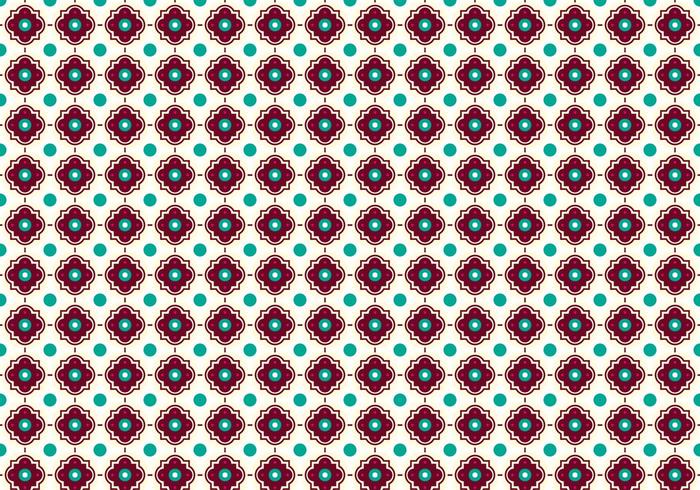 Free Batik Pattern 02 vector