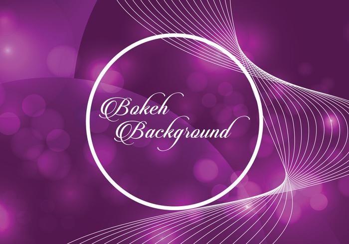 Purple Bokeh Background vector