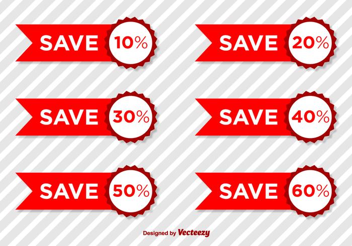 Product Discount Vector Tags