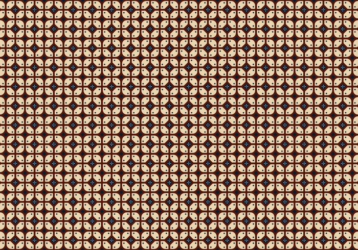 Java Batik Background Vector