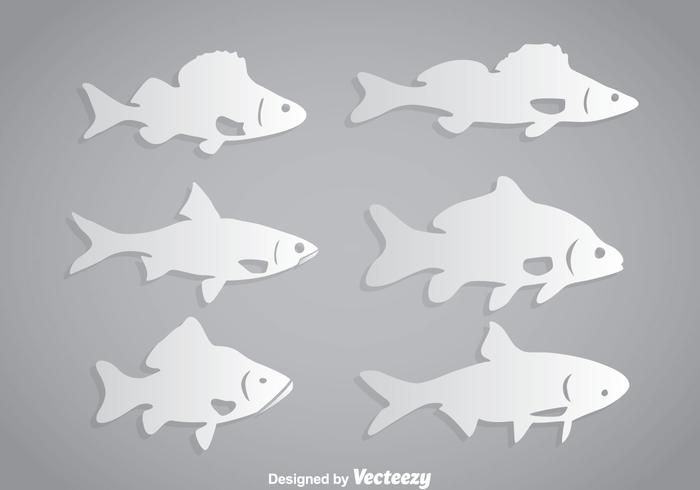 Fish White Vector