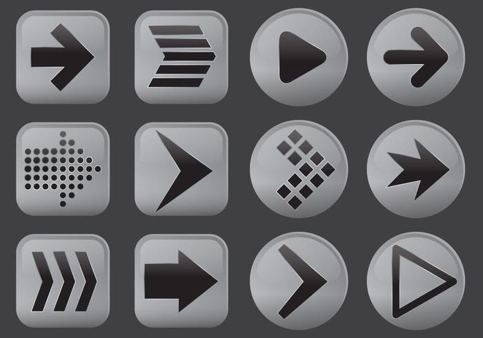 Arrows Buttons vector