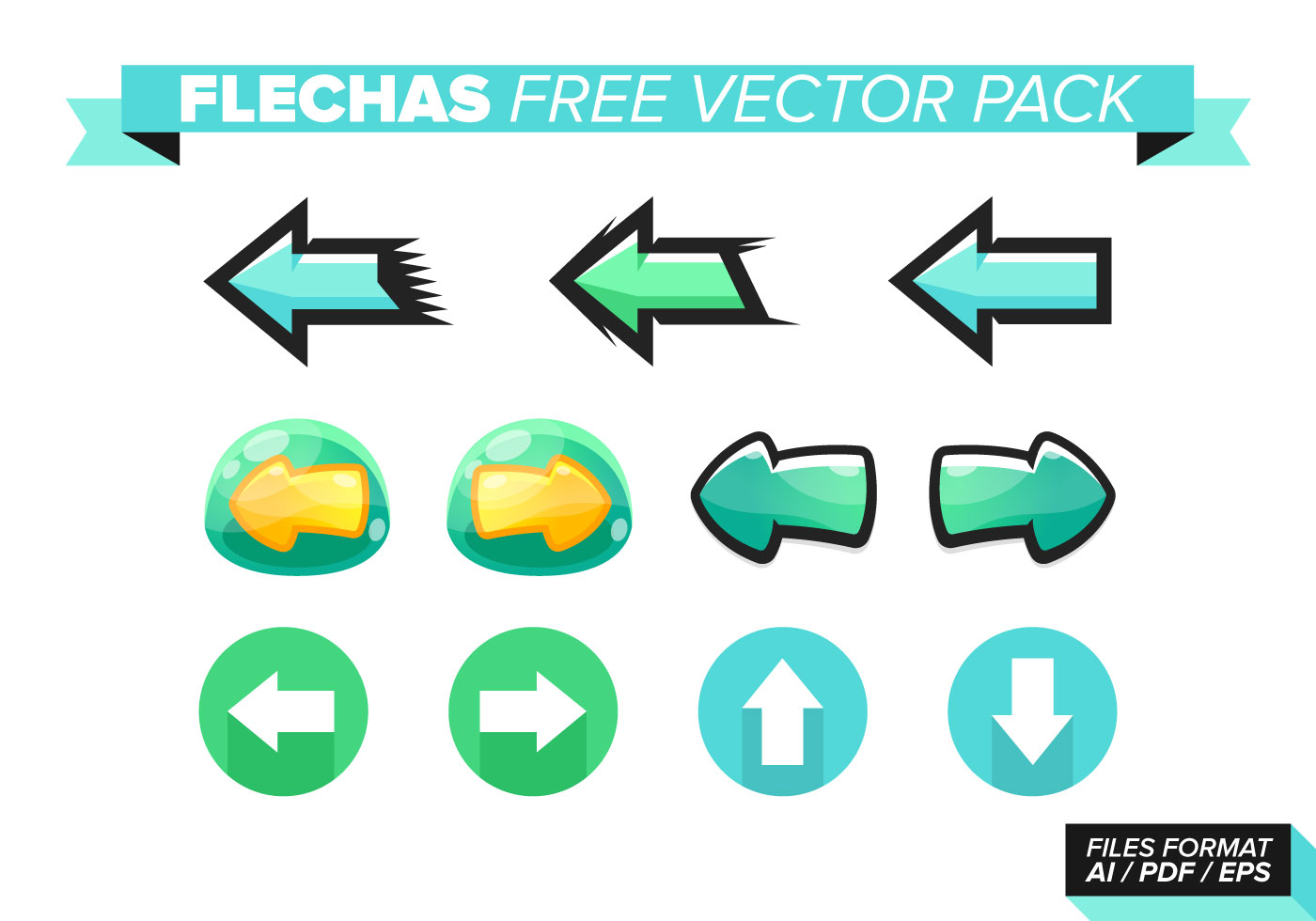 Download Flechas Free Vector Pack - Download Free Vectors, Clipart ...