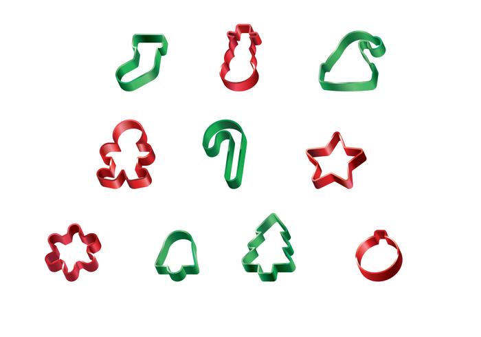 Free Christmas Cookie Cutter Vector