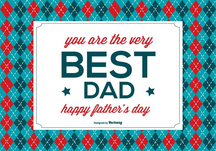 Happy Father's Day Illustration vector