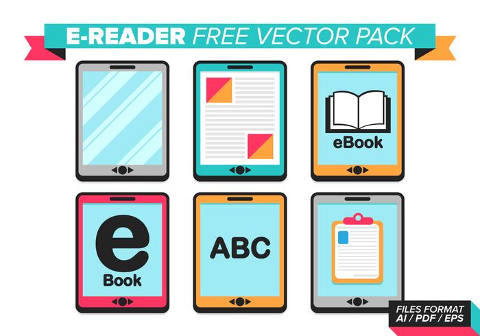 Ereader Free Vector Pack Ereader Free Vector Pack