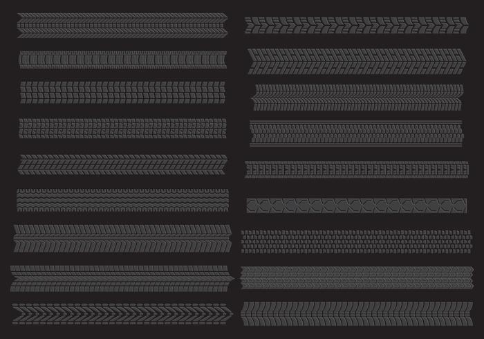 Tire Marks Vectors