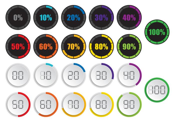 Circle Pre Loaders vector