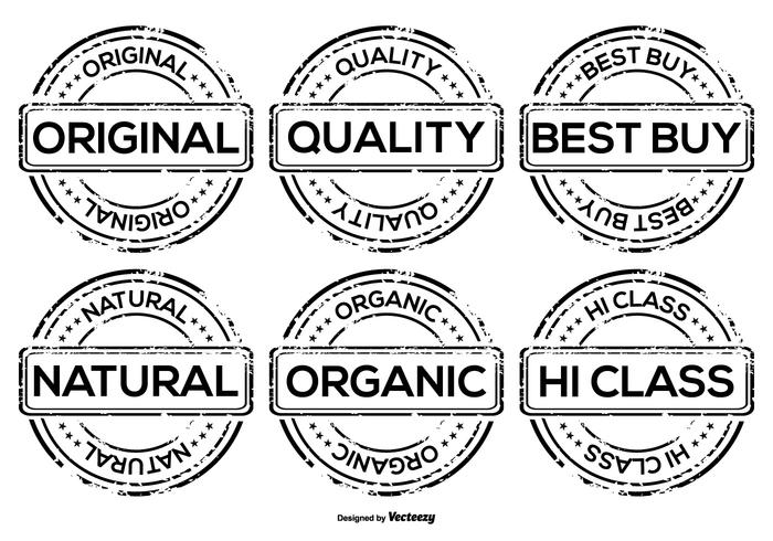 Promotional Vector Grunge Badges