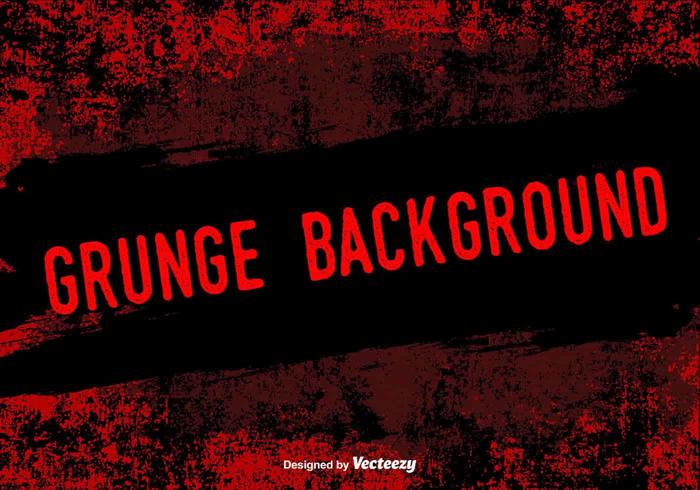 Red Grunge Vector Background