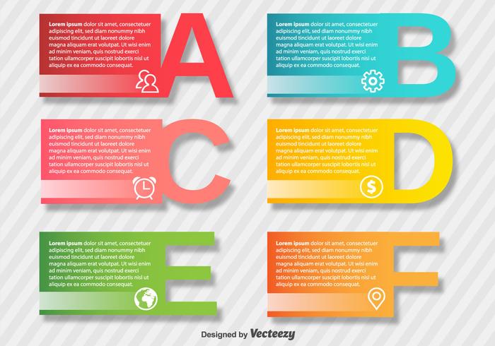 Infografía Presentación Elementos Vectoriales vector