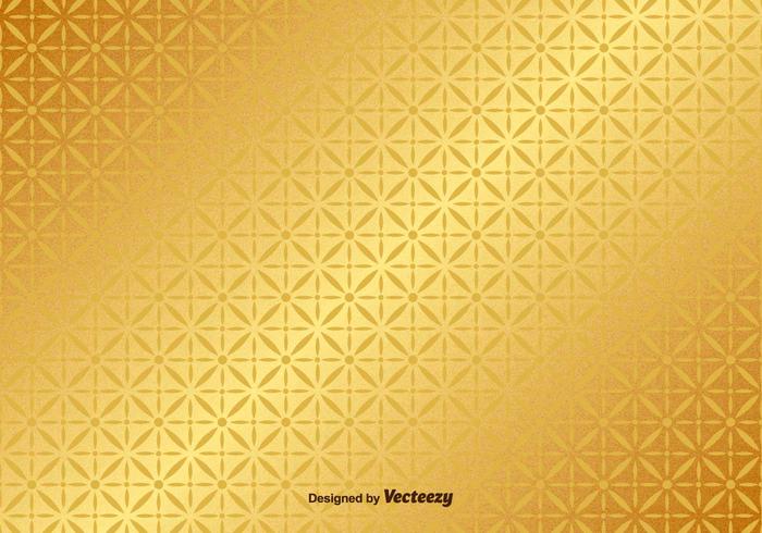 Golden Background Vector Pattern