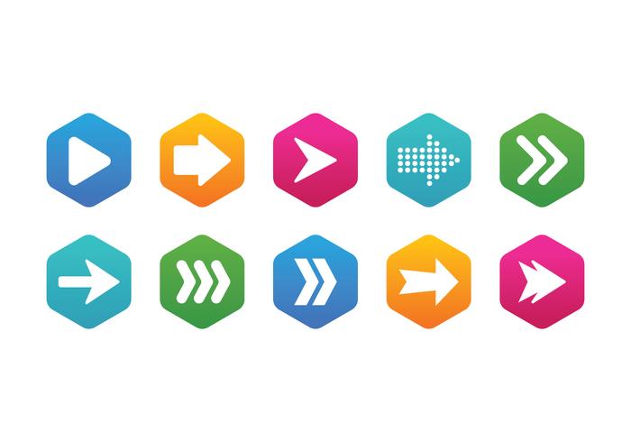 Arrow Icon Set vector