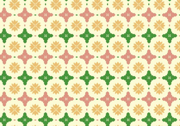 Floral Tile Pattern Background vector