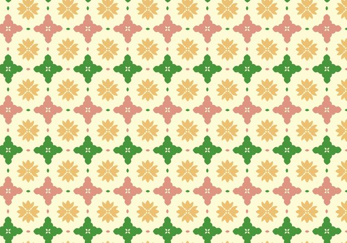 Fondo del modelo del azulejo floral vector